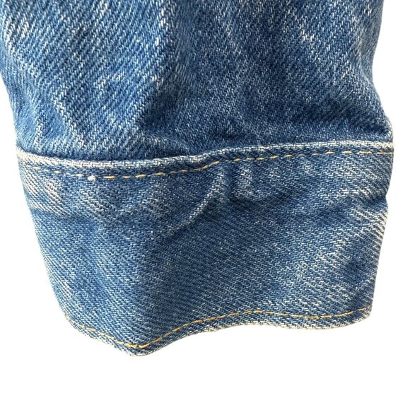 Vintage Levis Strauss & Co. 70505 Denim Trucker Jacket Made In USA Size 36 Small - Picture 10 of 11
